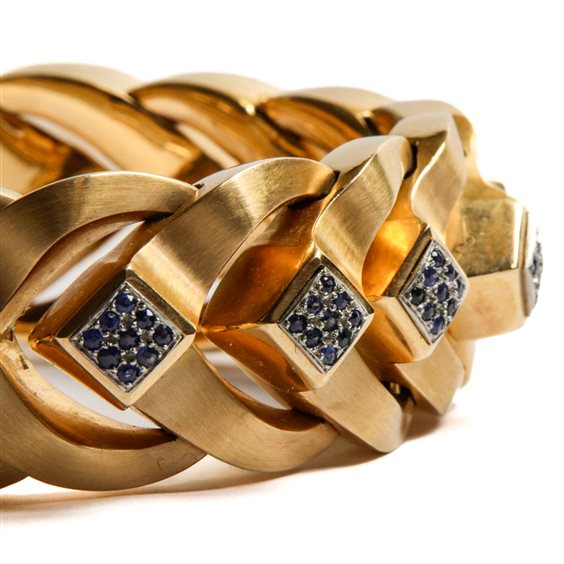 Bracciale Goldside Donna GOLDSIDE in Oro Zaffiro 1.50 Ct GOLDBR95.4 - GOLDBR95.4